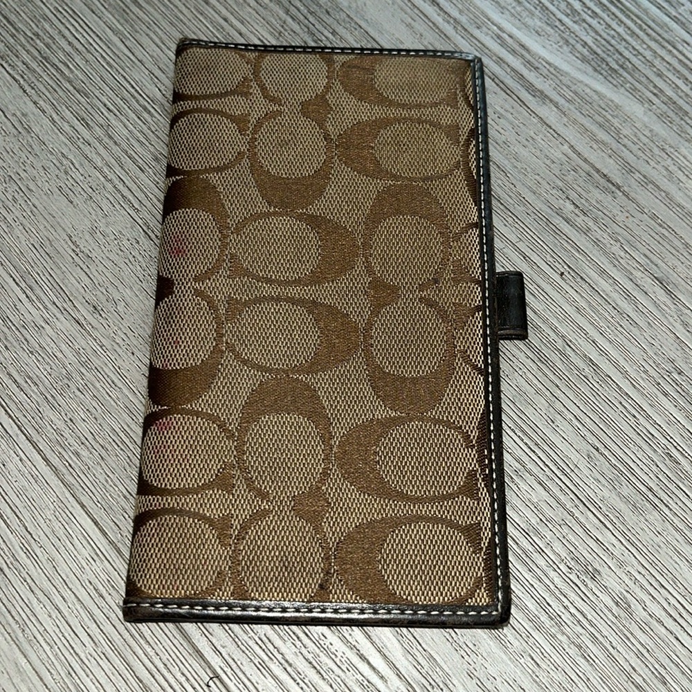 Coach check wallet